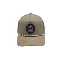 Cappellino da Golf Sportivo a 5 Pannelli Personalizzato di Alta Qualità con Ricamo 3D, Impermeabile in Oxford Dobby, TPU Perforato al Laser, Chiusura Snapback con Cordino