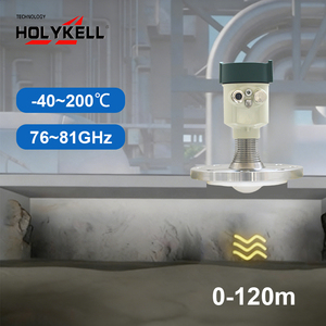 Holykell Industrial 80GHz radar de Onda Guiada <span class=keywords><strong>Sensor</strong></span> de nivel de agua para tanque químico - Product Image 1