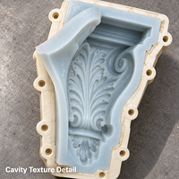 Moule décoratif en résine Tietuo + noyau en silicone PU C294-G3, moule à grain profond et fournisseur de matériaux