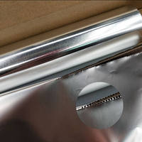 Rouleau de papier aluminium enduit de qualité alimentaire pour four, grillades, rôtissage, cuisson, sûr pour les aliments, robuste, jetable, pour emballage alimentaire en cuisine