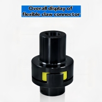 Prix direct usine, OEM pris en charge, marque SFS 45 #   Accouplement flexible élastique à mâchoires en acier traité thermiquement, garantie 1 an, standard