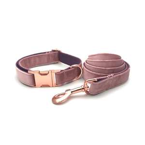 Suministros para mascotas Colorido Terciopelo Hebilla de metal Collar de perro Suave Fantasía Mejor calidad Collares para mascotas Correas - Product Image 3