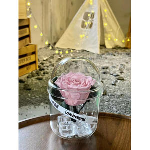 Ramo de rosas <span class=keywords><strong>eternas</strong></span> de lujo 2025 de larga duración en taza Regalo de Navidad romántico para sus flores preservadas - Product Image 4