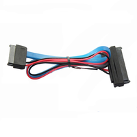 Kabel Daya/Data 13P 22P 7+6P/7+15P Female Laptop SSD/HDD Konduktor CCA PVC 30cm Desktop Tersedia