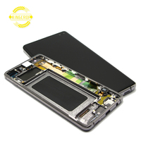 Remplacement d'origine neuf pour écran LCD tactile Samsung Galaxy S10+ avec assemblage de numérisateur pour Samsung S10 Plus avec cadre