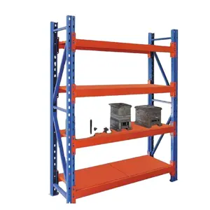 2 Layers Warehouse Rack Storage Cool Steel Assemble Painting Racking High Density Racking System