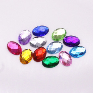 Factory Wholesale Flat Back Various to Choose Acrylic Rhinestone <strong>Gems</strong> for <strong>Crafts</strong> - Product Image 4