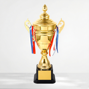 Trofeo de equipo de fútbol de metal al por mayor, trofeo de jugador de fútbol de metal, premios de eventos comunitarios, premios de Liga económicos - Product Image 5