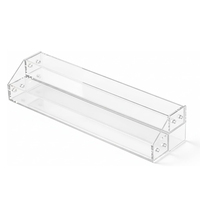 Présentoir de Salon Premium à 2 Niveaux en Acrylique Transparent pour Vernis à Ongles, Épais et Multi-Couches, Fournisseur en Gros
