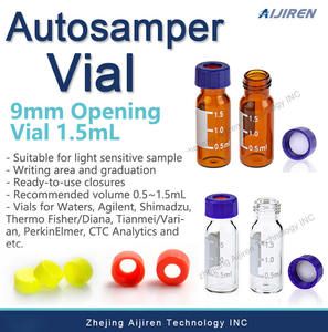 Fabrik liefert Labor 2ml 11,6x32mm Autosampler <span class=keywords><strong>HPLC</strong></span>-Fläschchen Shimadzu 9-425 Schraubverschluss Klarglas Bernsteinfarbene Glas-<span class=keywords><strong>HPLC</strong></span>-Fläschchen-Kits Preis - Product Image 6