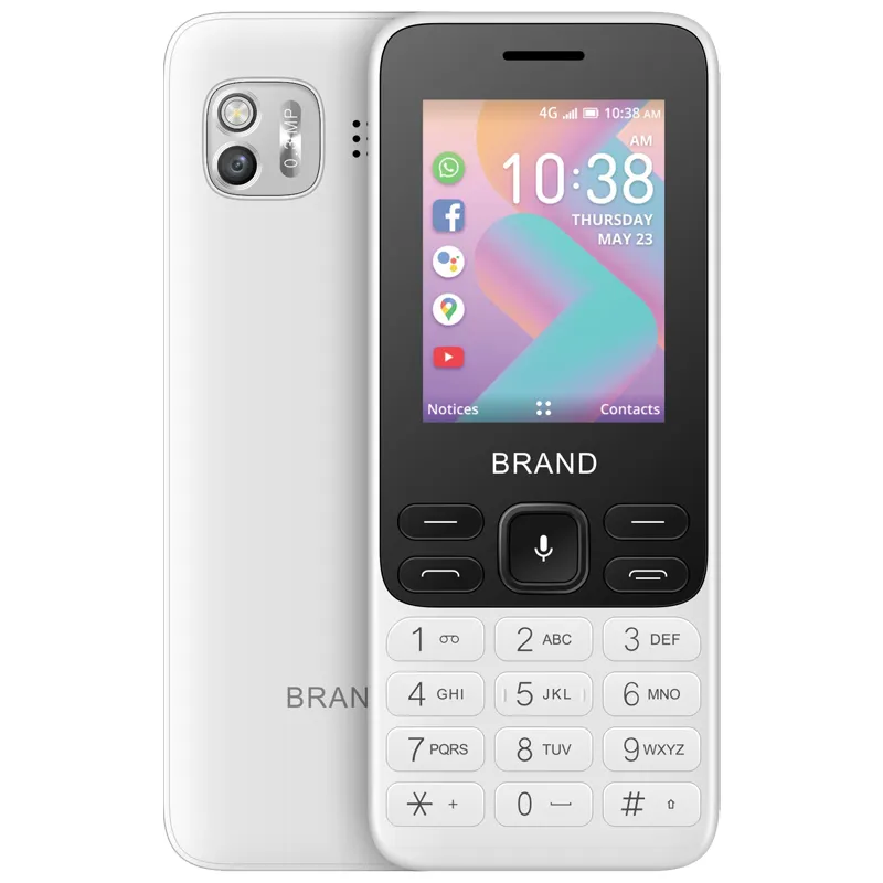 42456 смартфон 2,4 дюйма 4G OEM дешевый Kaios функциональный телефон простой мобильный телефон