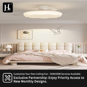 Lámpara de Techo Moderna con Ventilador LED, Control Remoto, Diseño Elegante y Redondo para Sala de Estar, Hogar Inteligente - Product Image 6