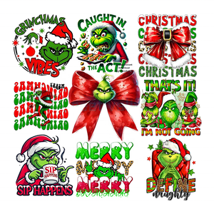 Promotion Christmas PET Plastisol Clear Film DTF Digital <strong>Transfer</strong> Htv Heat <strong>Transfer</strong> Vinyl Press Ready <strong>Iron</strong> <strong>on</strong> Stickers - Product Image 6