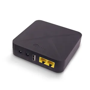 WGP USB DC POE UPS 5V 9V 12V 24V 48V catu daya Bank cadangan baterai mini UPS untuk Router WiFi