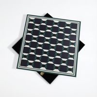 Boîte cadeau rigide à motif damier pour chocolats, bonbons, cadeaux de mariage avec impression de logo personnalisée