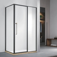 Toilette walk in rv fil de verre cabine de douche blindée unité boîte armoire enceinte salle de bain complète luxe intérieur au pakistan