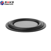 2 pièces 30/40/45/50/52/62mm radiateur passif membrane vibrante Subwoofer résistance à l'huile haut-parleurs en caoutchouc à faible tonalité