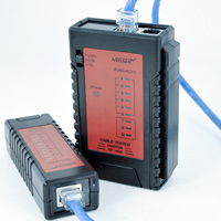 Comprobador de Cables de Red RJ45 NF-468B, Instrumento de Prueba y Medición de Redes LAN RJ11 y RJ45