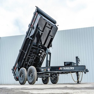 Premium Quality Tipping Dump <b>Trailer</b> Gear Hydraulic Motor PLC Controlled Certified <b>Farm</b> Use High Safety Steel Construction - Product Image 2
