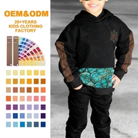 Sweat à capuche pour enfants en coton de bambou biologique, sweat-shirt personnalisé en molleton français, sweat à capuche écologique pour enfants, pull à capuche pour enfants