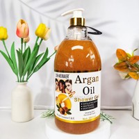 X Wholesale Gel Douche Exfoliant Éclaircissant au Curcuma, Carotte et AHA Or, Savon Liquide Naturel pour Soins de la Peau 2000ml