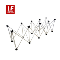 Barre de support en aluminium pour table de travail pliante de grande taille avec 15 pieds de support