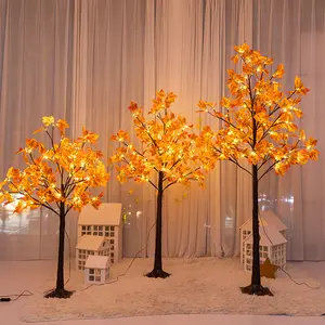 फ़ैक्टरी थोक सजावट एलईडी पेड़ की शाखा डिज़ाइन लाइट, छुट्टी के लिए आउटडोर कृत्रिम