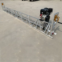 Niveleuse à béton à moteur essence Pioneer, avec châssis en acier de fabrication chinoise, poutre vibrante à section standard, équipement de pavage 6000 kg