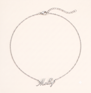 Collana Minimalista Personalizzata con Nome, Placcata in Oro, in Acciaio Inossidabile, <span class=keywords><strong>Choker</strong></span> con Targhetta Personalizzata per Donna, Regalo di Gioielleria, MOQ 1 Pezzo - Product Image 6