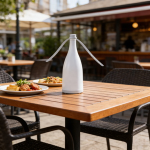 Ventilador de Diseño Moderno con Forma de Botella de Vino, Inalámbrico, Alimentado por 2 Baterías, para Restaurantes, Hoteles y Cafés, Disponible en Stock - Product Image 5