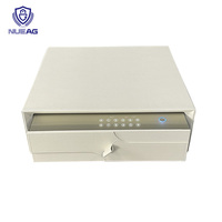 Caja de almacenamiento de contraseña de huella dactilar segura inteligente pequeña para el hogar y la Oficina caja antirrobo de acero