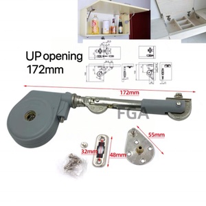 Système de levage hydraulique pour porte battante Tatami avec vérin de maintien et amortisseur, quincaillerie de cuisine - Product Image 3