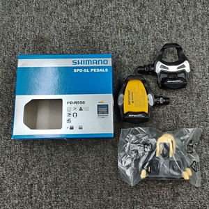 Pedales <span class=keywords><strong>SHIMANO</strong></span> SL PD-<span class=keywords><strong>R550</strong></span> Autoblocantes con Juego de Placas SH11, Piezas Originales para Bicicleta de Carretera - Product Image 2