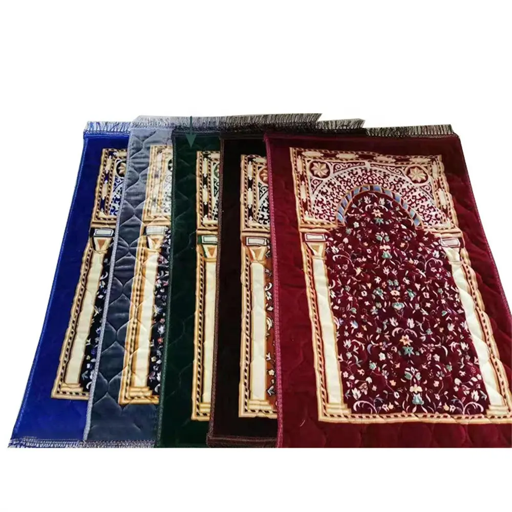 Wholesale Muslim Rug Lasher Turkish Educational Prayer Mat Praying Carpet