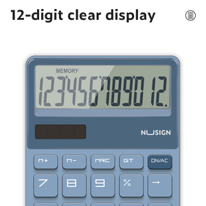 Deli NS042 di alta qualità # Calcolatrice # 163,3*103,3*20mm # Display a Schermo Largo BLU, Modalità Doppia, Nuovo Design alla <span class=keywords><strong>Moda</strong></span> - Product Image 3