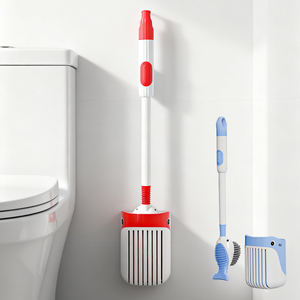 <span class=keywords><strong>Brosse</strong></span> WC murale 360° en forme de baleine, <span class=keywords><strong>brosse</strong></span> de nettoyage <span class=keywords><strong>à</strong></span> 360° avec tête en silicone et trou de suspension - Product Image 1