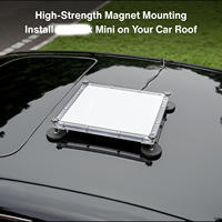 PLZ PL73-V4 Prix bas 2026 Starlink Mini Support de toit à ventouse double à dégagement rapide résistant aux UV pour camping-car, fourgonnette, bateau, camion, installation facile