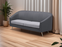 Ensemble de canapés modulaires de salon de luxe contemporain en cuir véritable personnalisable de haute qualité