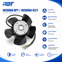 Motor de Ventilador de Rotor Externo de CA de Alta Eficiencia M2D068-BFY, Bajo Ruido, Rodamiento de Bolas Duradero, Sistema de Refrigeración Industrial para Equipos HVAC