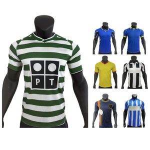 Maillot de football Thaïlande Portugal à manches courtes, tenue de football, maillot de club de Lisbonne 03/04, vente chaude - Product Image 1