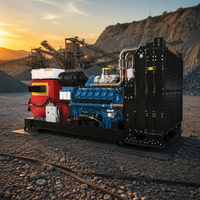 Générateur diesel à châssis ouvert Baudouin Weichai 1000KW 1250KVA à alimentation primaire haute pression Common Rail pour usine de ciment minière