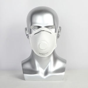 หน้ากากกันฝุ่นสำหรับผู้ใหญ่หน้ากากกันฝุ่น FFP3แบบถ้วยสีขาวแบบใช้แล้วทิ้ง EN149ได้ตามต้องการ - Product Image 4