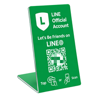 Support de comptoir pliable personnalisé avec carte NFC pour avis et codage de lien NFC pour la réception et le bureau