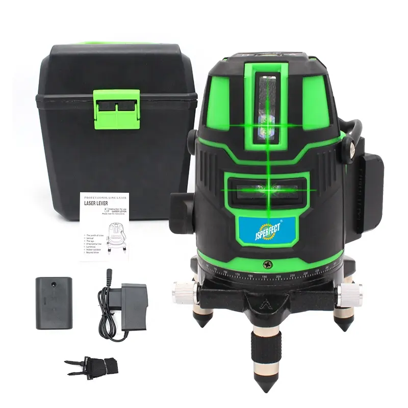 녹색 빔 5 라인 새로운 셀프 levling 레이저 레벨 측정