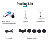 Nouvel appareil de massage corporel vibrant haute fréquence G5 pour amincissement, machine G5 corps entier avec 5 têtes