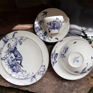 Markdown Nordic Jungle Series Kitchen Accessories Ceramic Dinner Plates & Dishes - Product Image 1