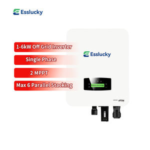 ממיר רשת/מחוץ לרשת 24V 48V ממיר סולארי 5KW 6KW גל סינוס טהור עם MPPT מבוסס IGBT - Product Image 1