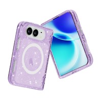 Coque de téléphone magnétique renforcée en acrylique brillant, coque rigide de protection pour Apple pour iPhone Duo pour iPhone 18 Pro Max 17 16