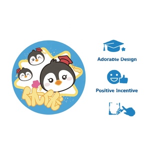 Cartoon Stickers Round Decorative Stickers Kids' Rewards - Product Image 1