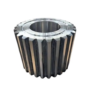 Piezas de repuesto de horno rotatorio de cemento de transmisión de alta precisión personalizadas engranaje recto grande molino de bolas engranaje de piñón - Product Image 1